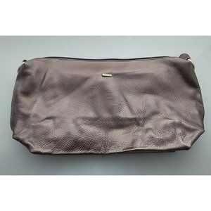 Remi/Reid Metalic Gunmetal Purse No Strap EUC Very Clean